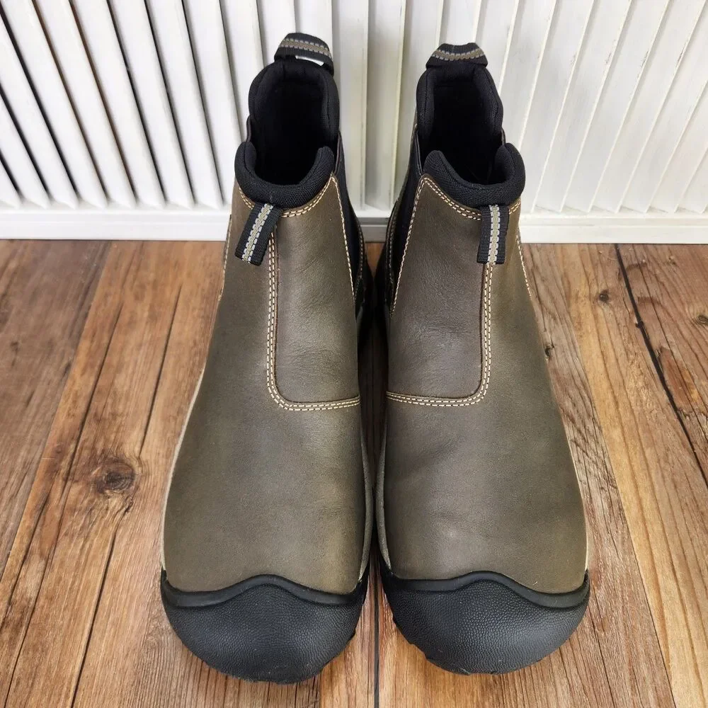 Keen Targhee II Chelsea Boots Men's 11.5 Brown Leather Ankle Hiking Work 1025868